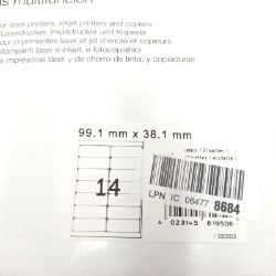 Bild von Amazon Basics Multifunktionsetiketten 99.1mm x 38.1mm Office Aufkleber Lot