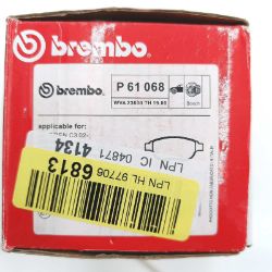 Bild von Brembo P 61 068 Bremsbelag vorne Auto Bremse Verschleißteile Ersatzteil