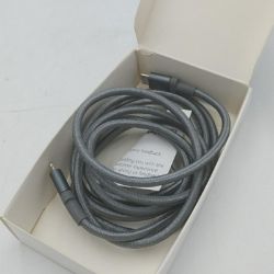 Bild von Amazon Basics Usb C Auf -- Kabel Geflochtenes Nylon Mfi Kabel Apple Iphone Ipad Weiß