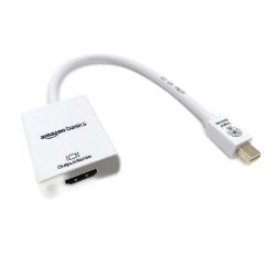 Bild von AmazonBasics Thunderbolt Mini Displayport HDMI Adapter MacBook Pro Air TV Monitor HDTV Audio Video Umwandeln AppletglUniforme