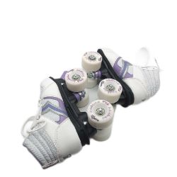 Bild von FILA SKATES Verve Roller Quad Femme Blanc Violet 35 für Damen