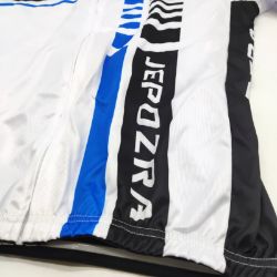 Bild von JEPOZRA Fahrradbekleidung Set Trikot Radtrikot Kurzarm MTB Herren Shirt und Fahrradhose Sommer