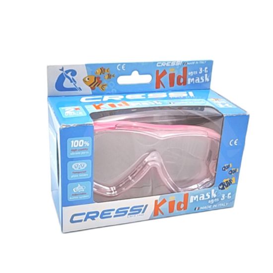 Bild von Cressi Piumetta ClearPink Tauchmaske Kinder 3-6 Jahre Schwimmen Schnorcheln Kindergarten