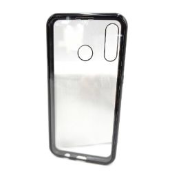 Bild von Yichxu Huawei P30 Lite Magnet Adsorption Handyhülle 360 Grad Gehärtetes Glas Schutzhülle, Schwarz