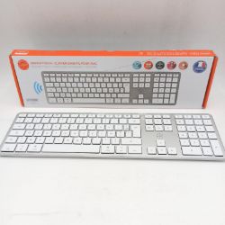 Bild von Mobility Lab französische Tastatur Mac Weiß Silber AZERTY Keying