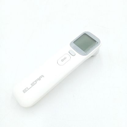 Bild von Elera Digitales Thermometer Ohr Stirn Gesundheit Erwachsene Kleinkinder sofortiges Ablesen Hintergrundbeleuchtung Hitzewarnung -- Kordelzugbeutel