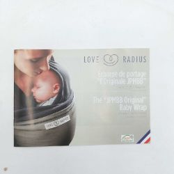 Bild von Love Radius Tragetuch Babytragetuch türkis hellgrau elastisch schlicht