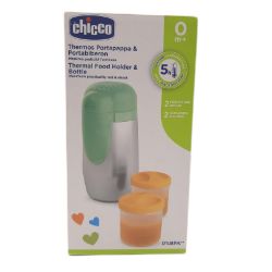 Bild von Chicco Thermo-Behälter Baby Nahrung Edelstahl Reise Dose Becher Box Kanne